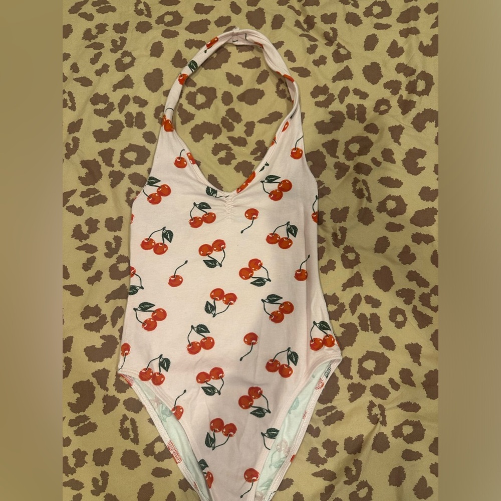 Asos Halter cherry body suit